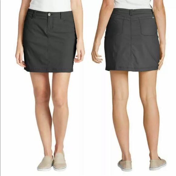 Eddie Bauer Pants - Eddie Bauer Women's Adventurer 2.0 Skort Size 10 Gray UPF Athletic Stretch